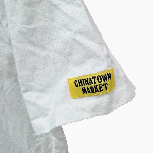 Guess Originals x Chinatown‎ Market Smiley Face Graphic Tee Shirt - Picture 4 of 10
